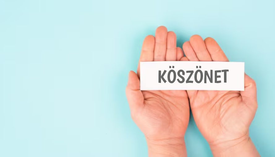 Köszönet a támogatóknak
