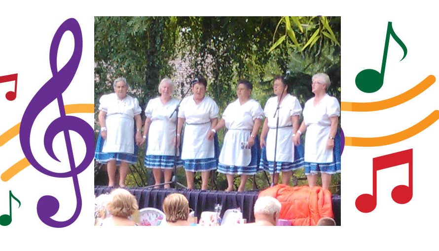 A szolnoki strandfesztiválon a Sátai Nefelejcs Népdalkör