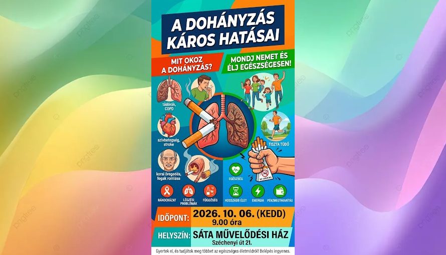 Előadás a dohányzás káros hatásairól